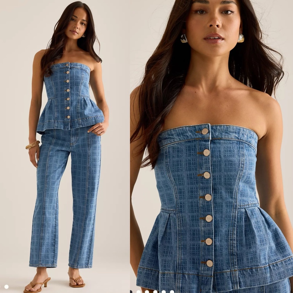Damson Madder Eloise Bandeau Top